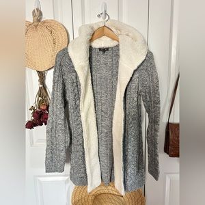 Fuzzy Hooded Sweater